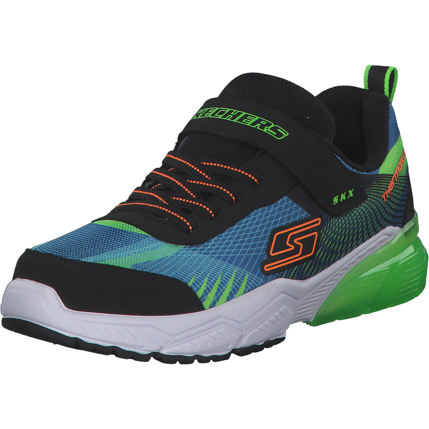 Skechers 403728L, Sneakers Low, Kinder, Blue/Lime