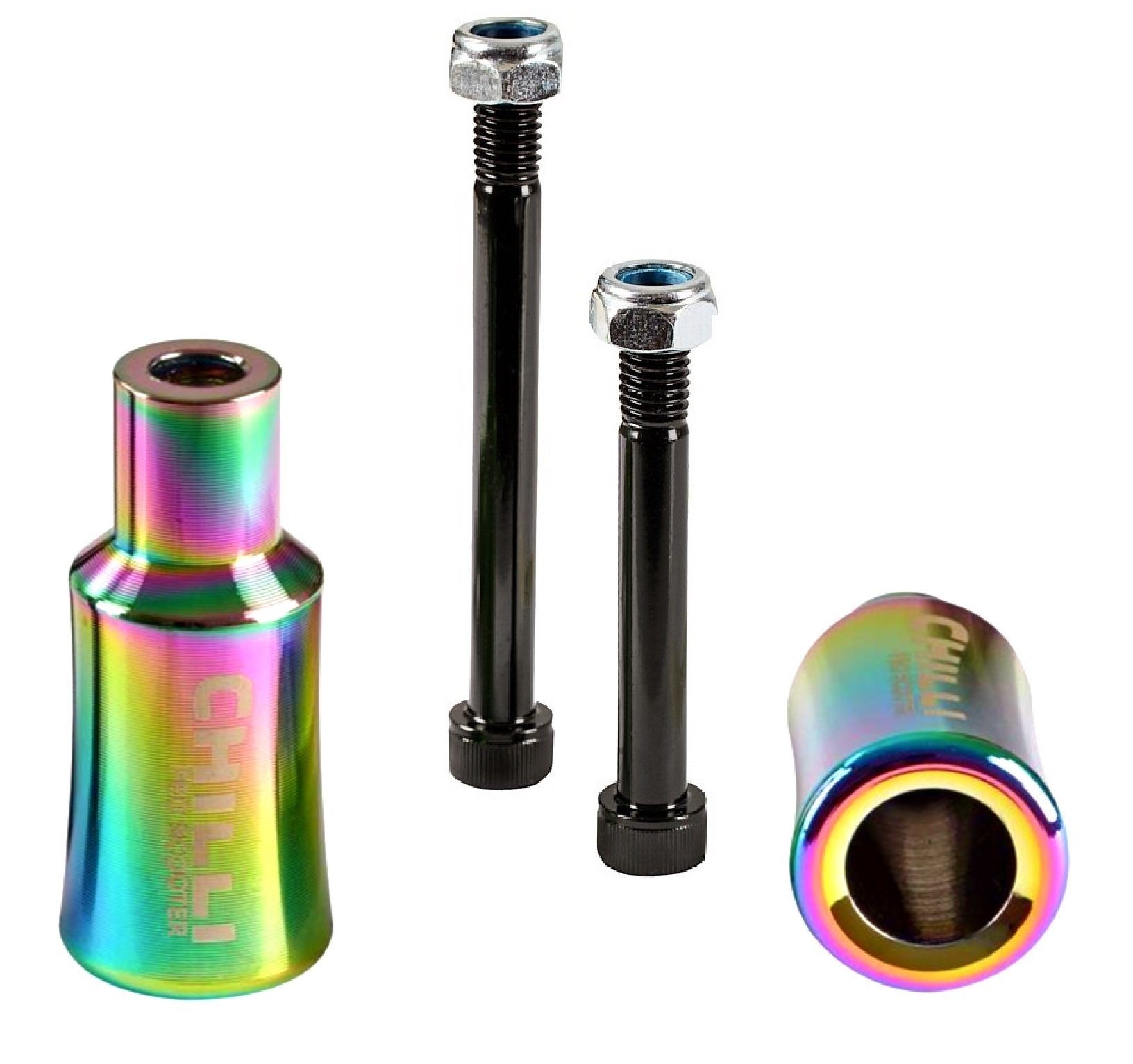 Chilli Stuntscooter Chilli Pro Scooter Stunt-Scooter Pegs Barrel Neochrom