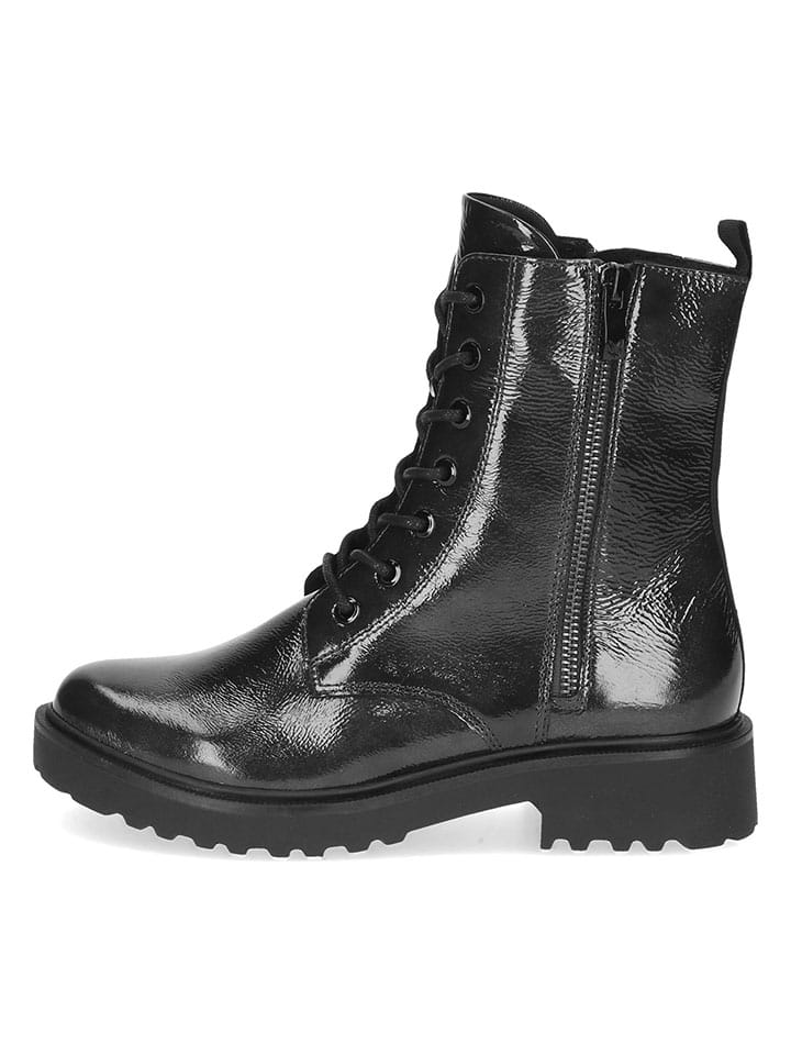 Caprice Leder-Boots in Schwarz günstig kaufen
