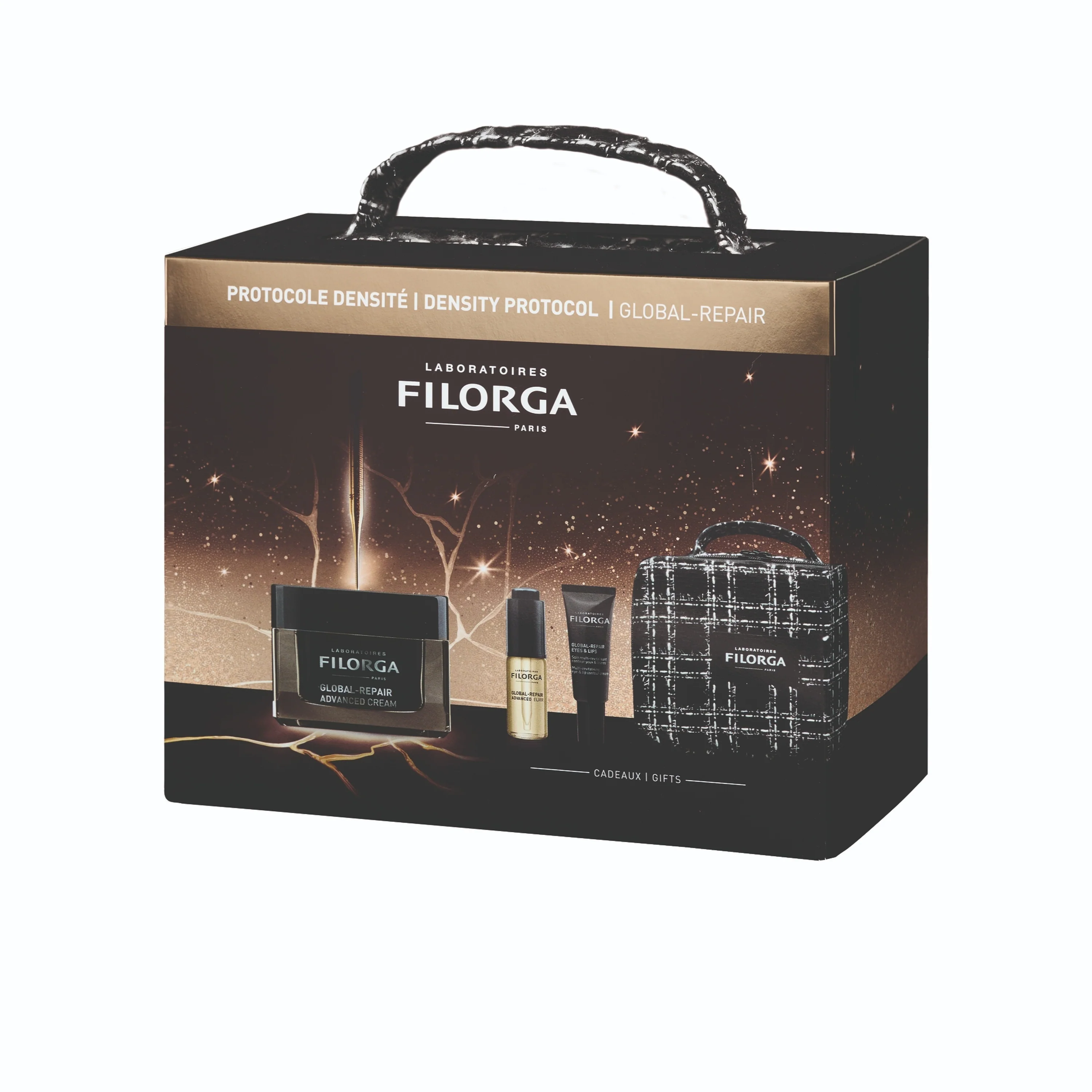 Kit de Natal Global Reparação Global 2025 - Caixa de Tratamento Global, tratamento facial com efeito global de 24 horas.