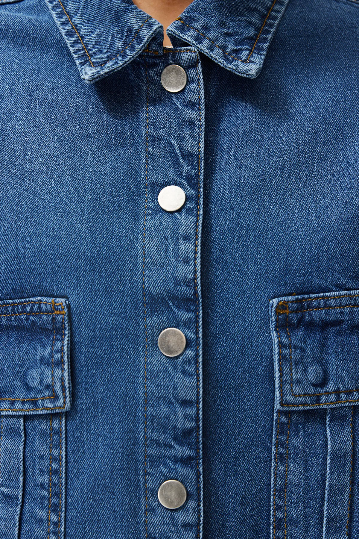 Trendyol Collection  Hemd - Blau - Figurbetont