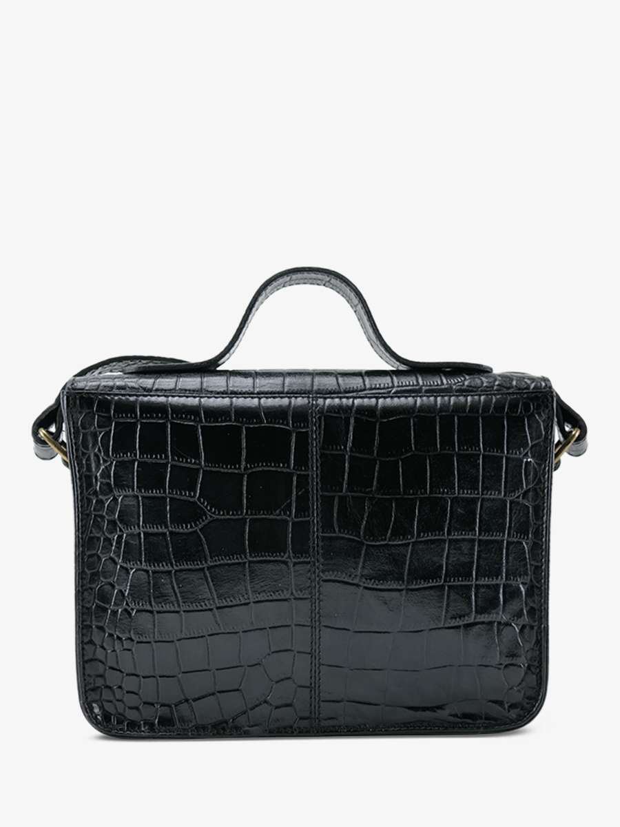 Mademoiselle George Alligator - Noir de Jais