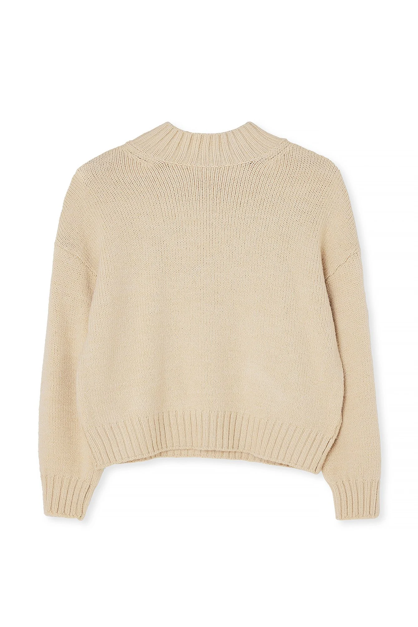 Strickpullover mit Rollkragen