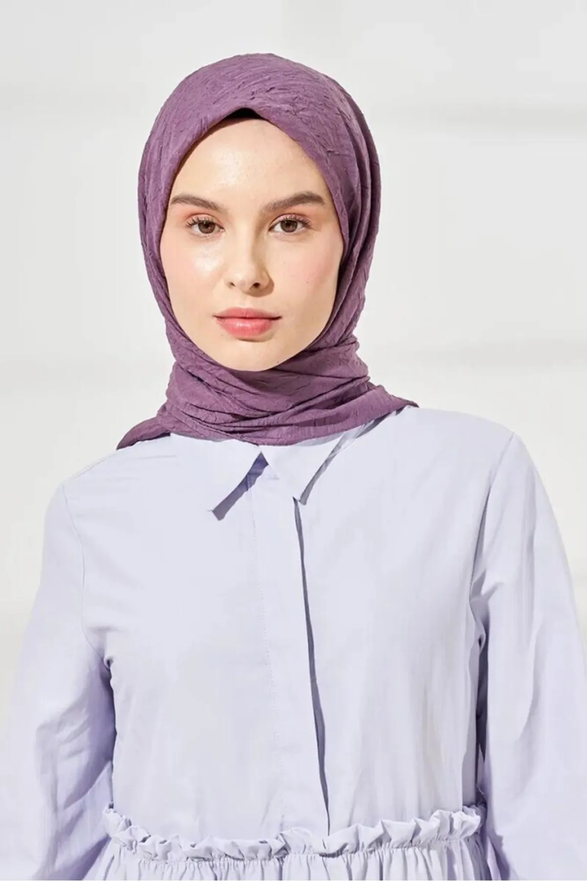 SOYTEMİZ  Hijab Damen Bio-Bambusschal Schal Lila
