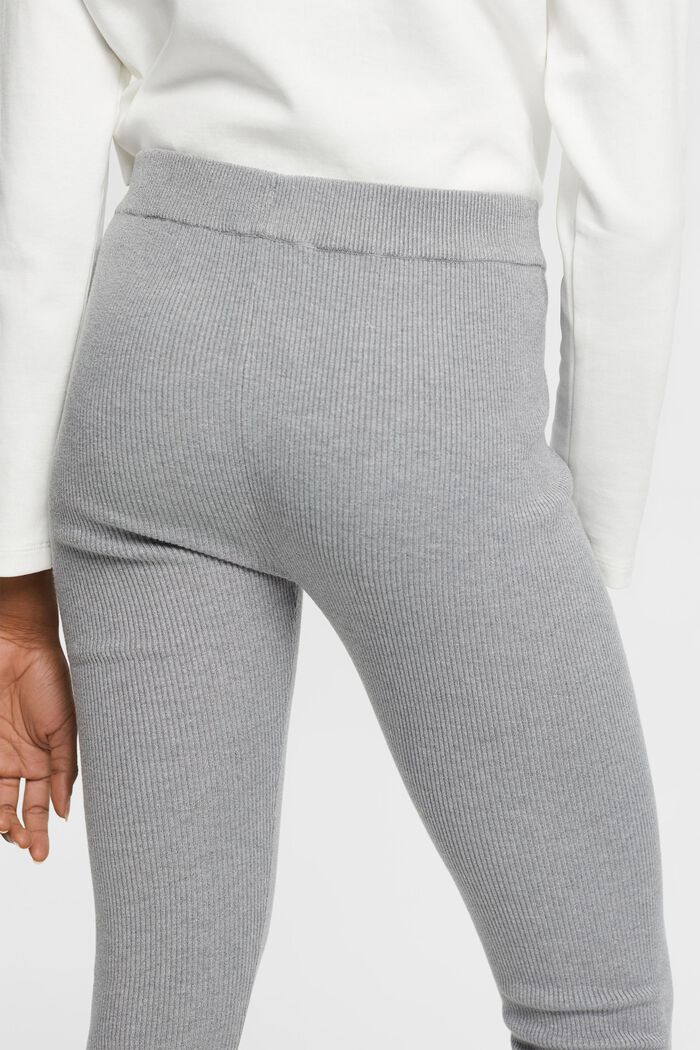 Leggings aus Rippstrick