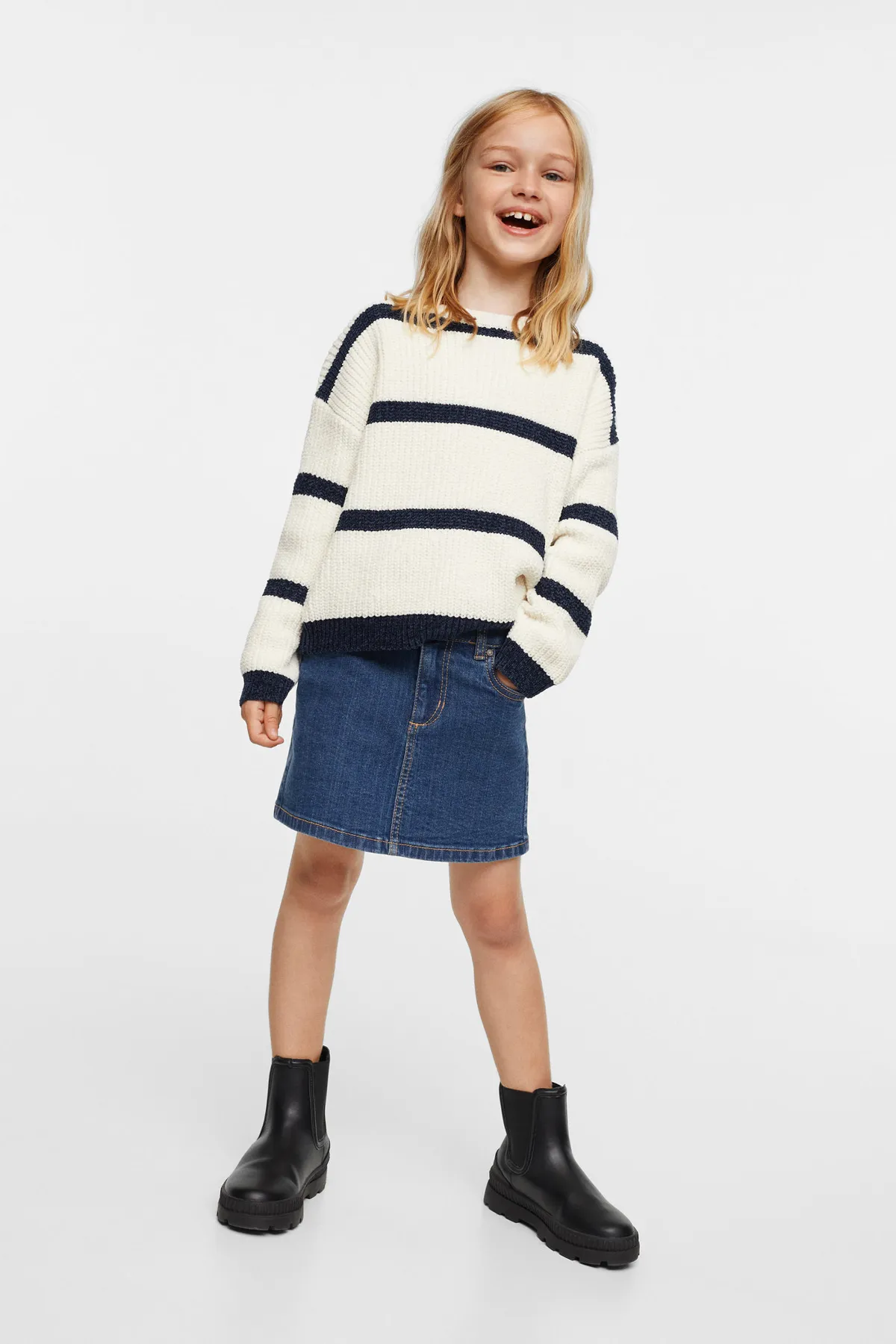 MANGO Kids  37092002 Röcke und Shorts Dunkelblau