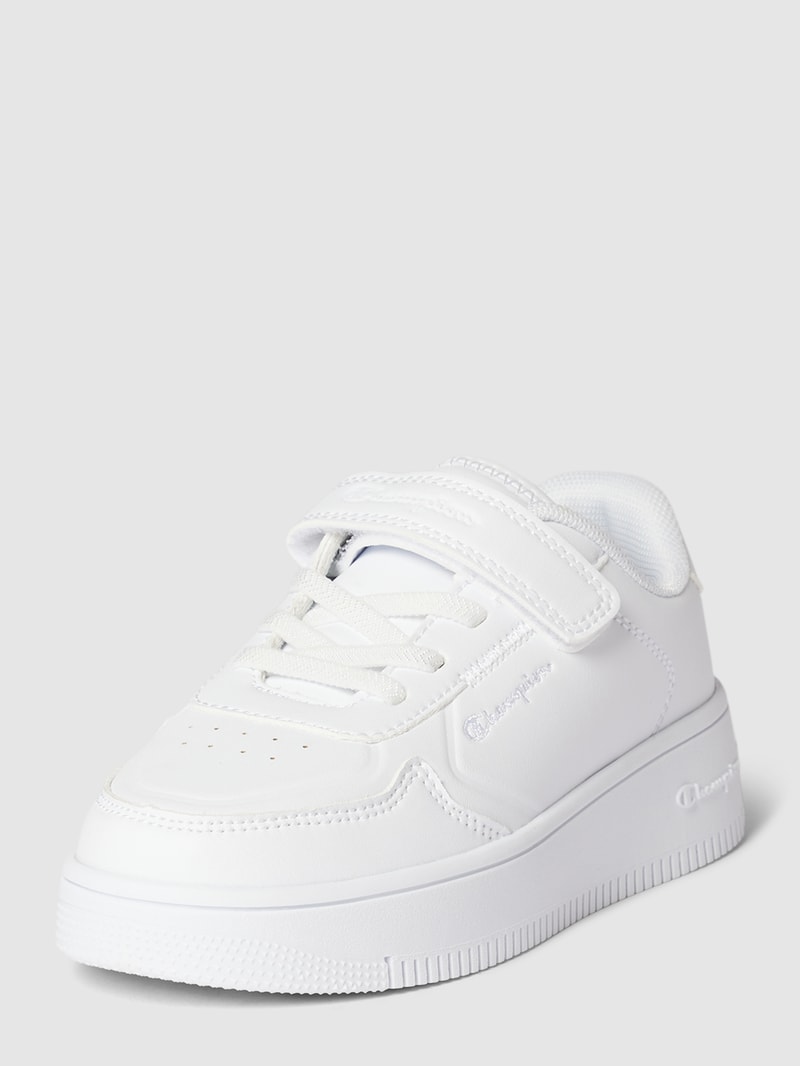 Sneaker mit Klettverschluss Modell 'CLASSIC' in weiß