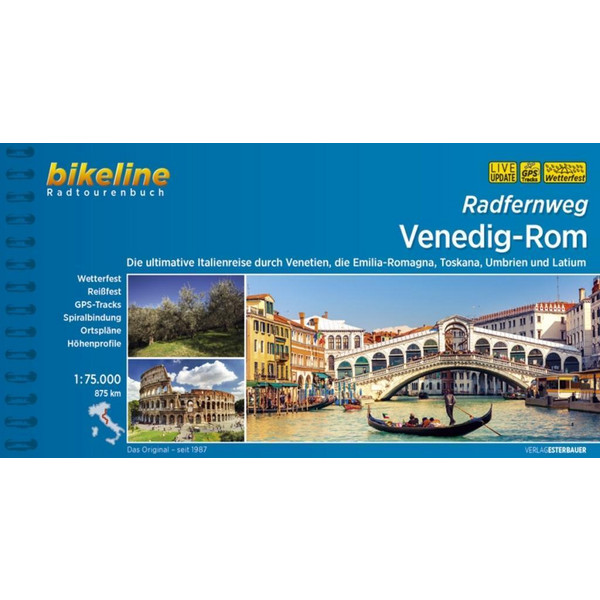 Radfernweg Venedig-Rom - Radwanderführer
