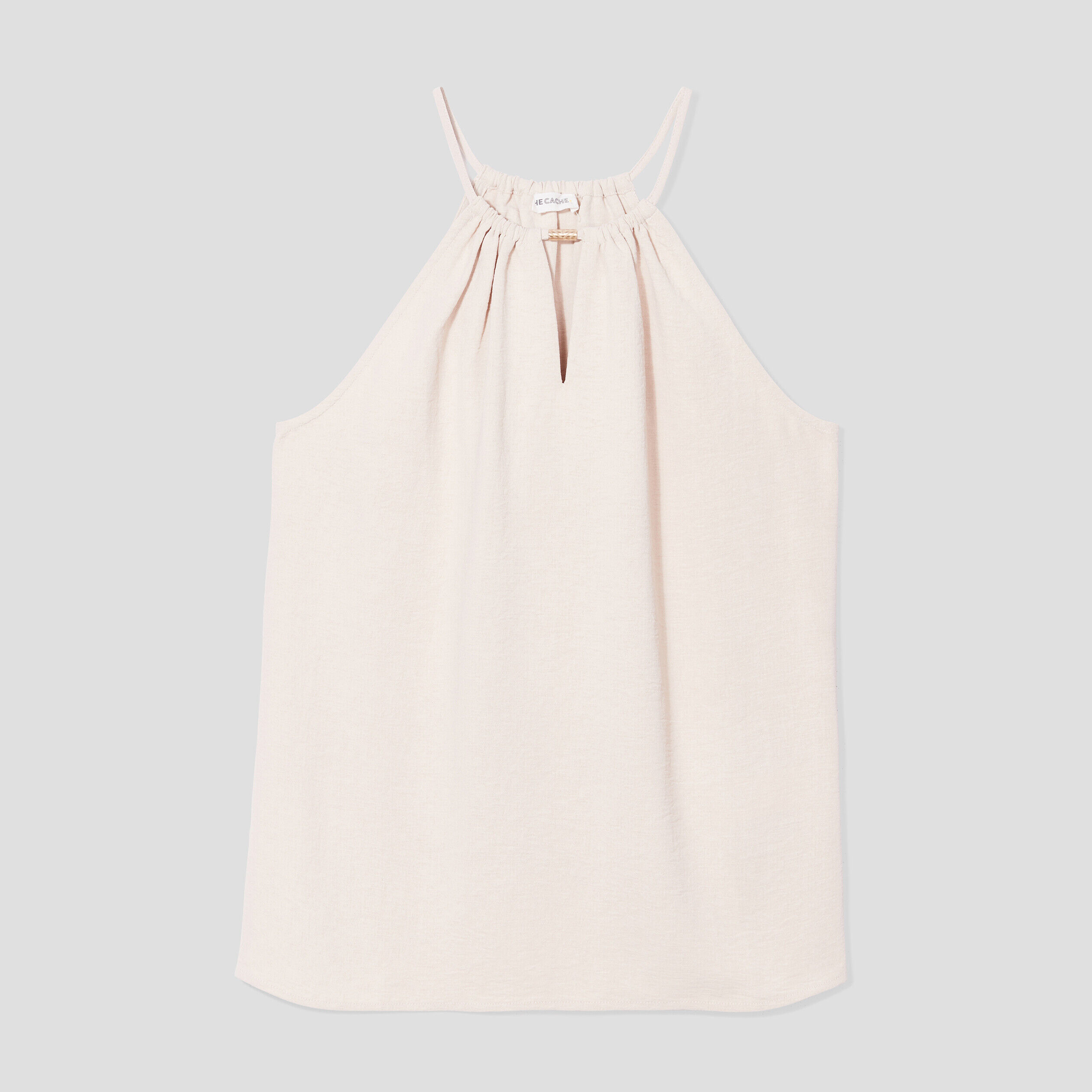 Blouse sans manches beige femme | Cache Cache