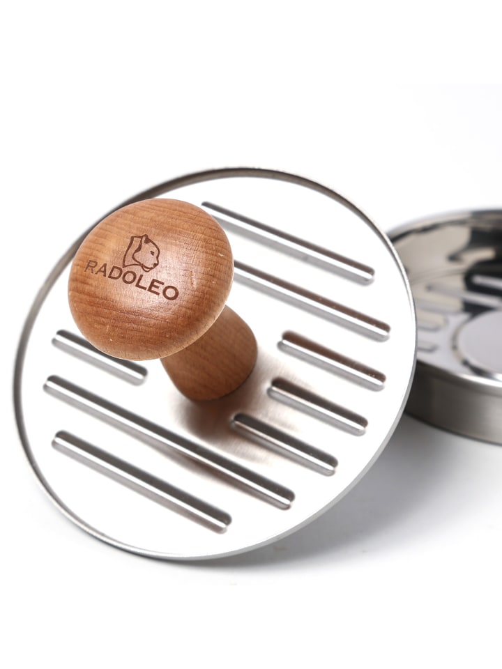 RADOLEO Profi Burgerpresse Edelstahl in silber günstig kaufen onesize