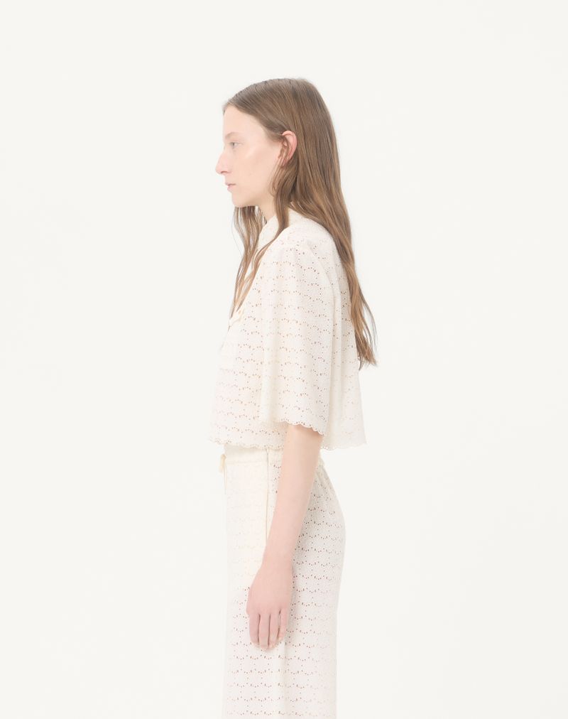 Camisa Micro Algodão Fleurs A Jour