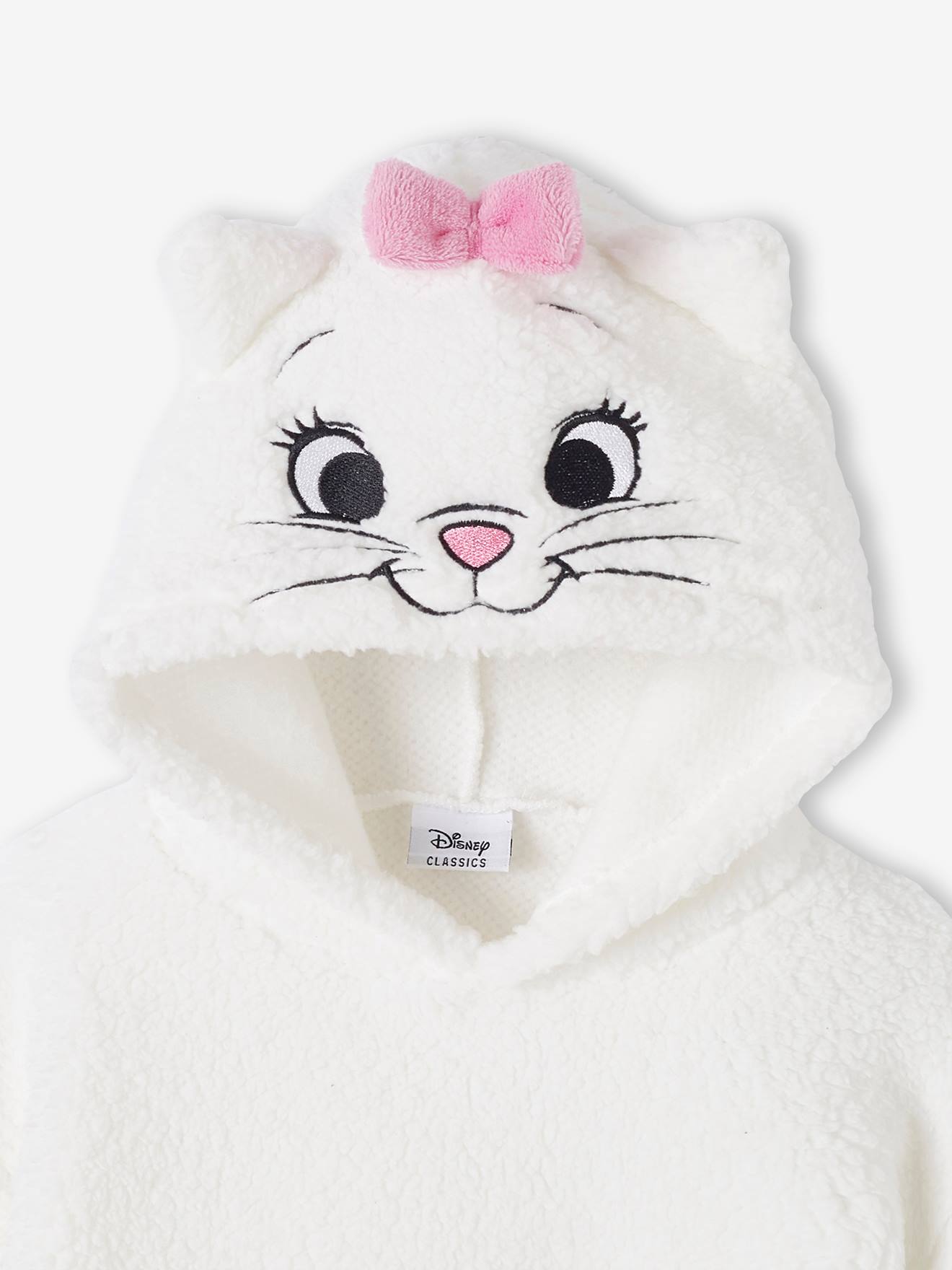Disney Kinder Kapuzenpullover Disney ARISTOCATS MARIE - weiß