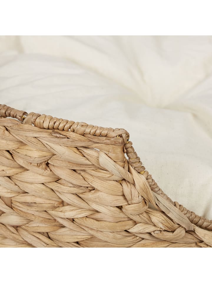 relaxdays Tierbett in Natur/ Creme - (H)15 x Ø 49 cm günstig kaufen onesize