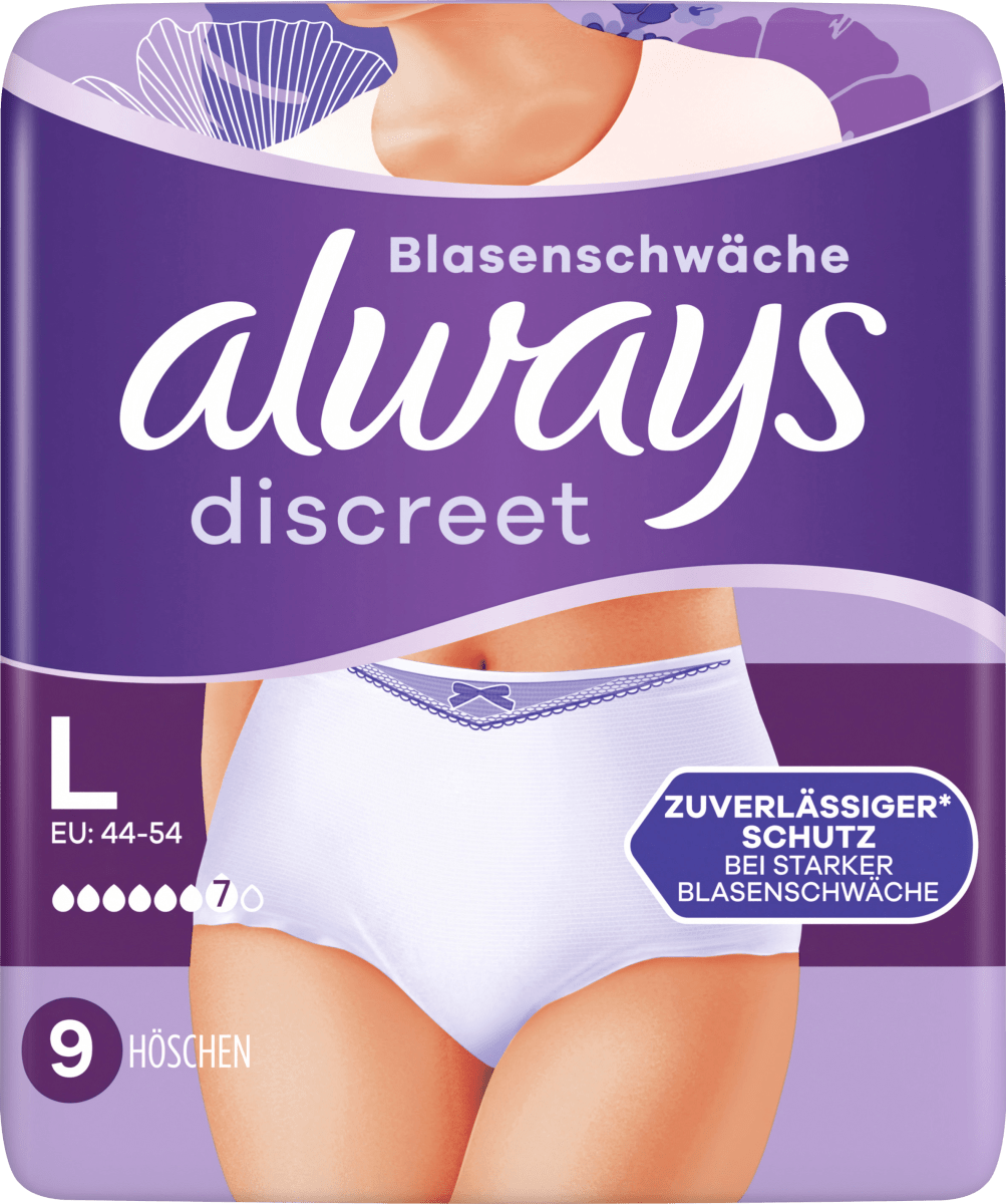 discreet Pants Inkontinenz Gr. L Plus, 9 St