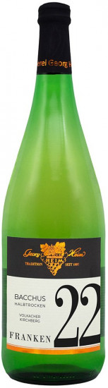 2022 Bacchus halbtrocken 1,0 L - Weinkellerei Georg Heim GmbH