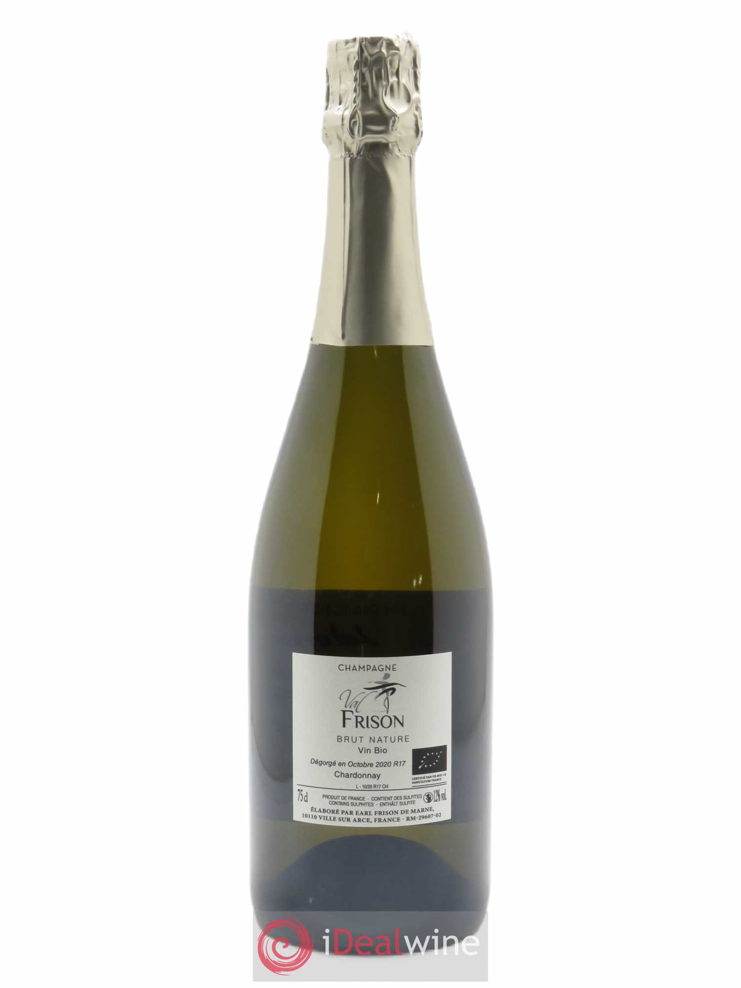 Brut Nature Blanc de Blancs Lalore Val Frison   - Lot de 1 Bouteille