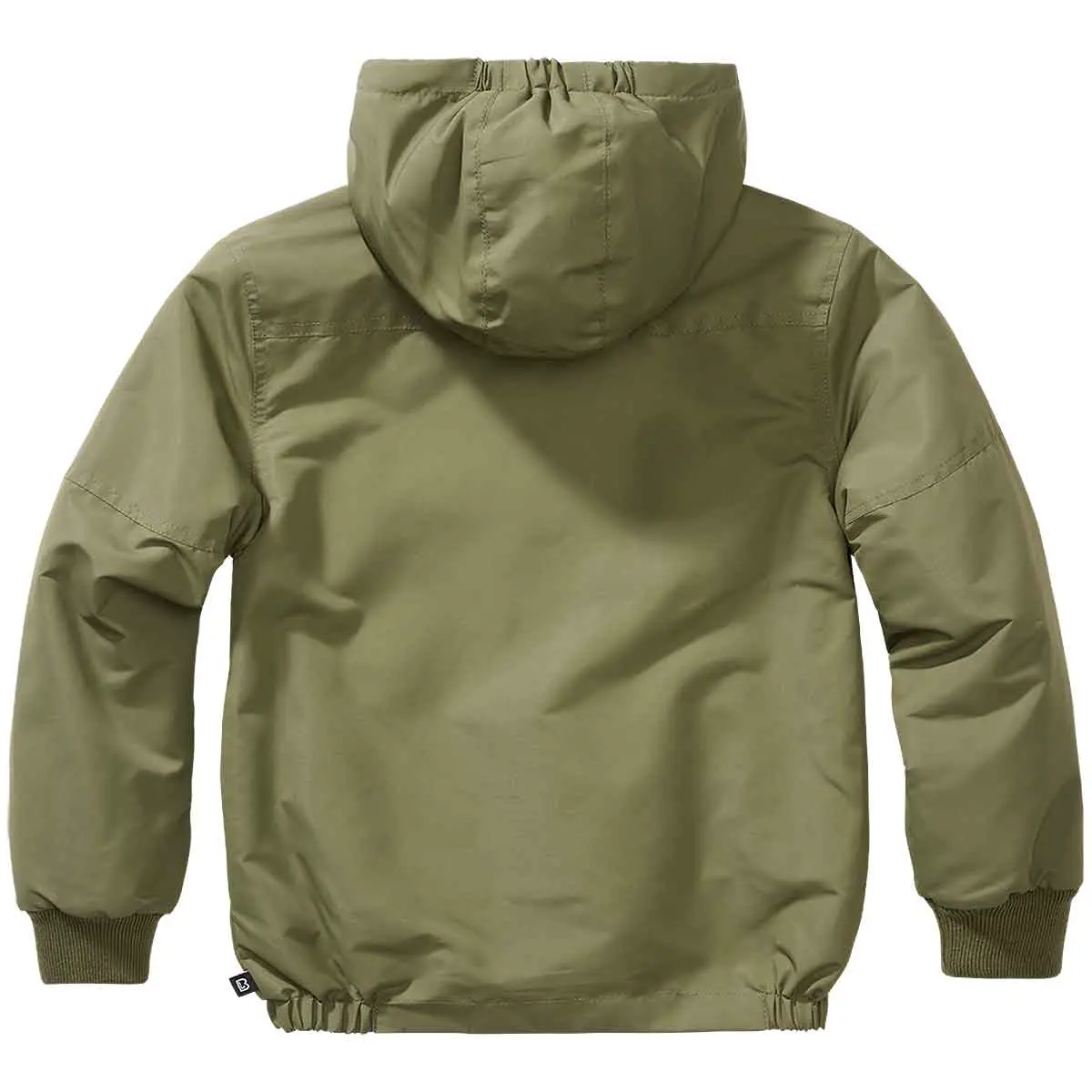Kinder Windbreaker Frontzip oliv