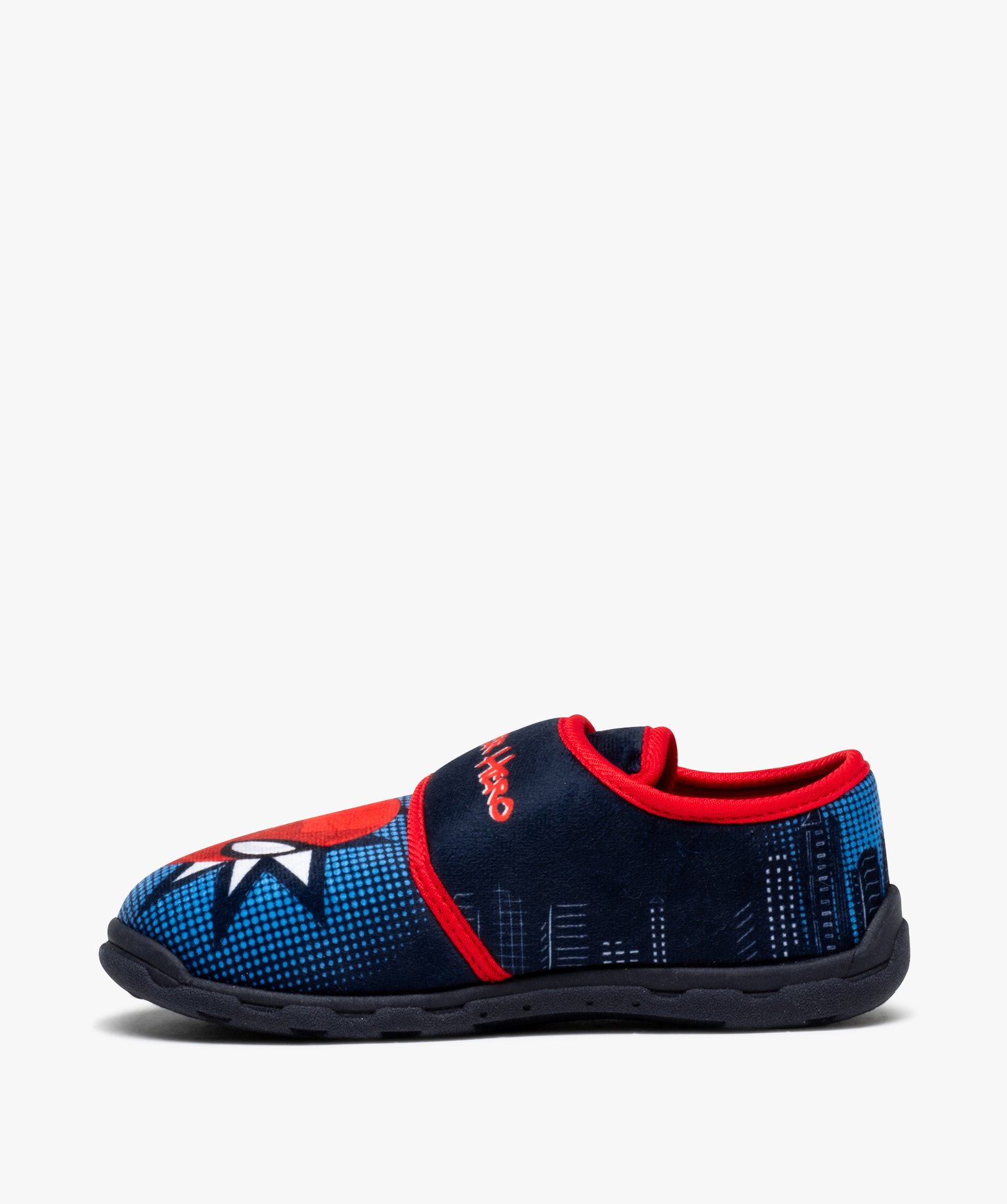 Chaussons Garçon super héros à scratch - Marvel bleu | GEMO