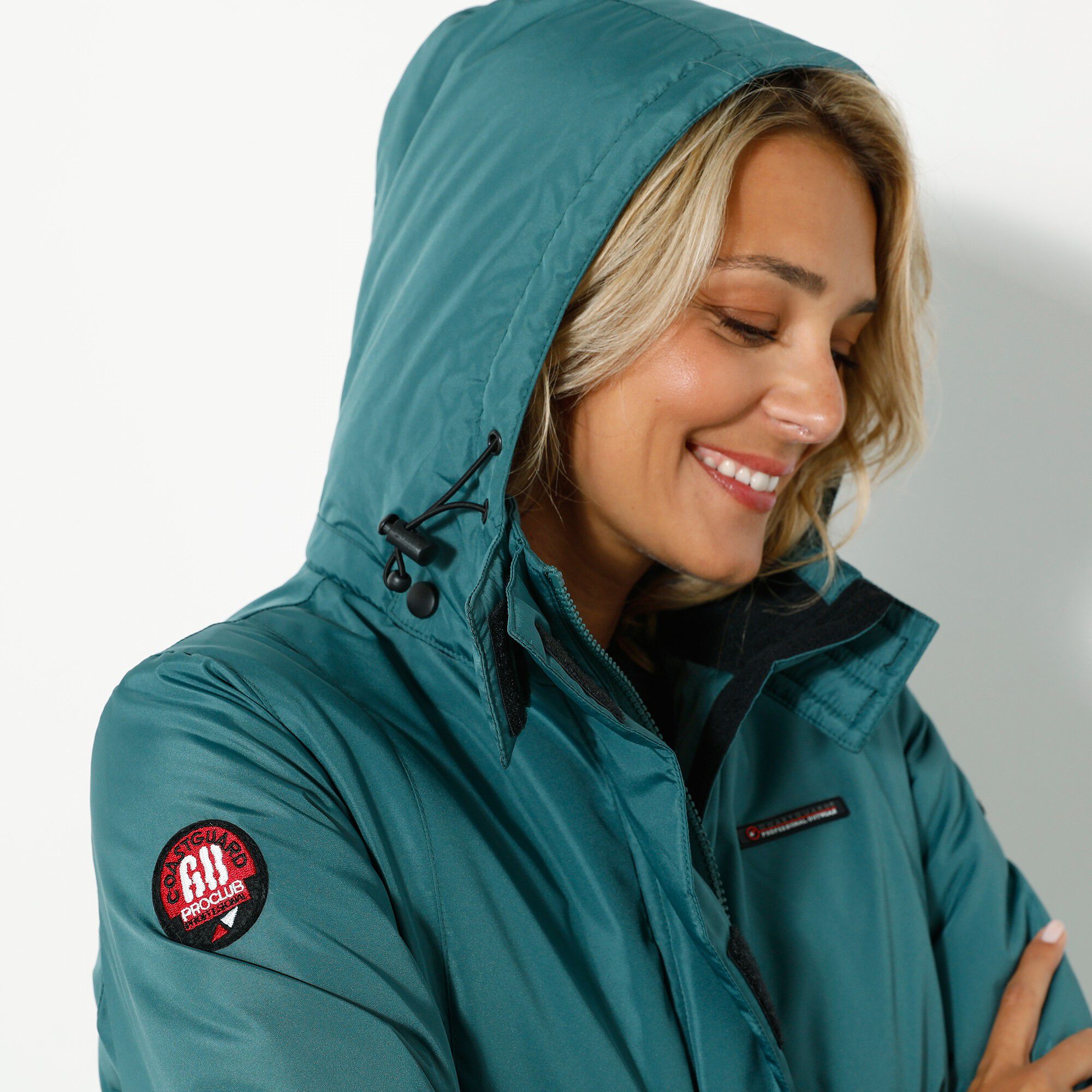 Parka imperméable doublée polaire unie