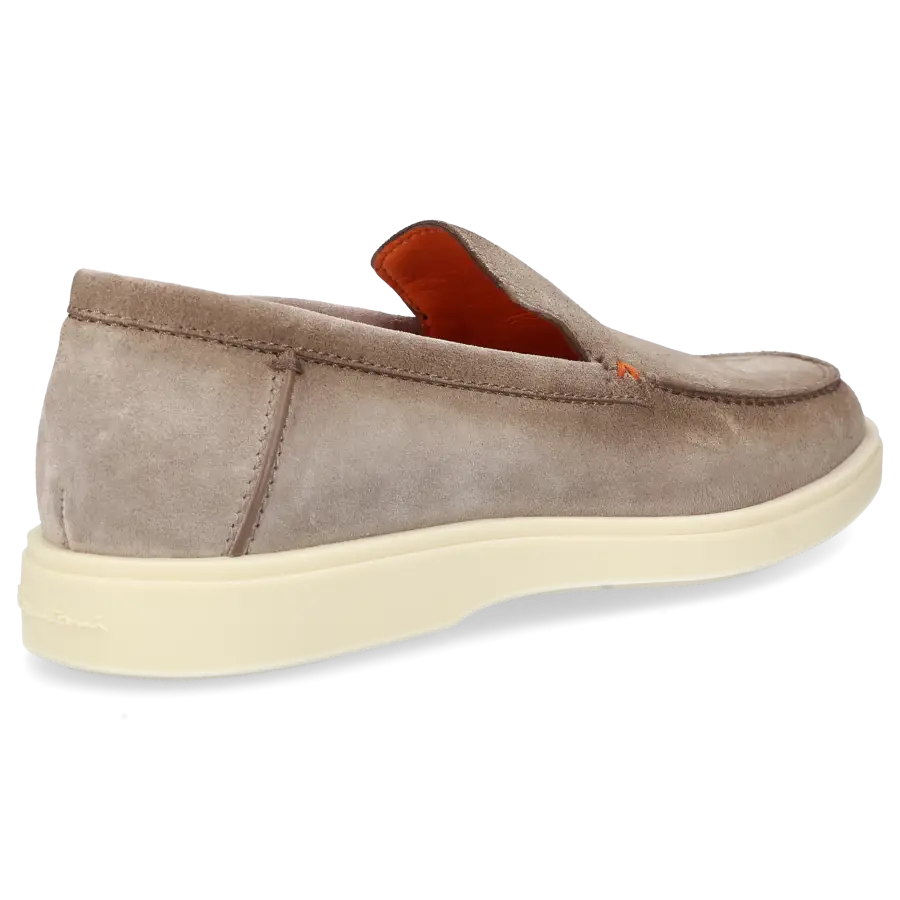 Santoni - Loafer MGDT17 Veloursleder - beige