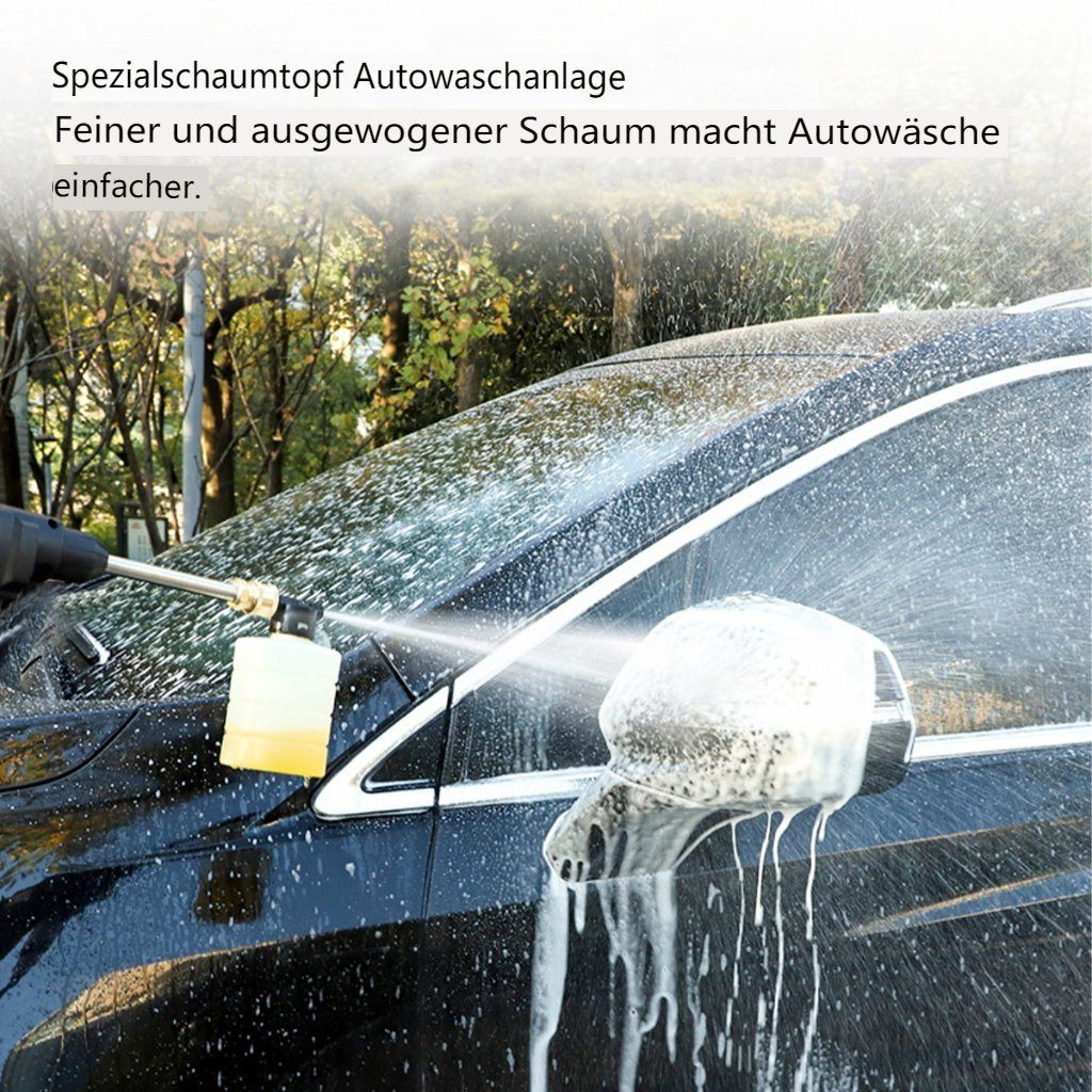 AUDEW Akku-Hochdruckreiniger, 160 W, Wasserpistole mit 2 Akku Für Auto Garten