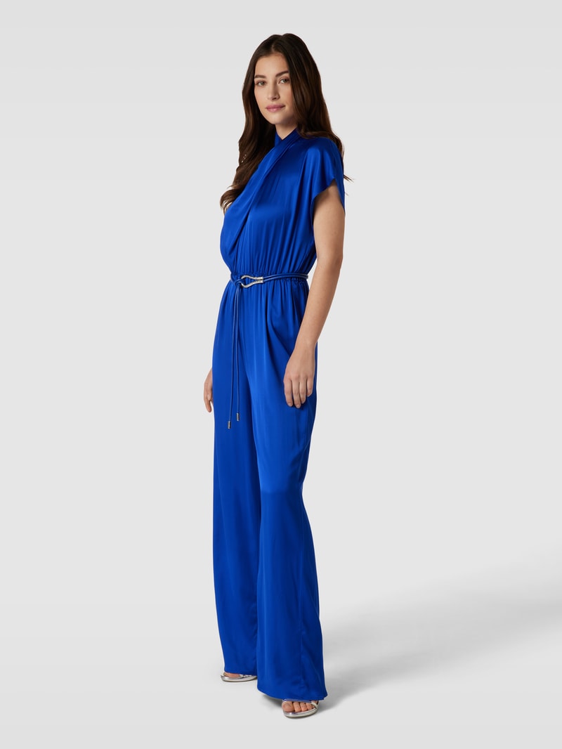 Jumpsuit mit Gürtel Modell 'ATLANTIS' in royalblau