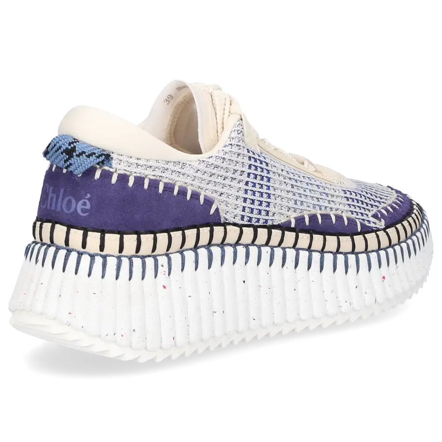 Chloé - Sneaker low NAMA Baumwolle - weiß