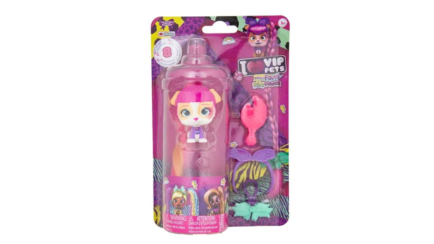 VIP Pets Mini Fans Bow Power, 1 Stück, sortiert