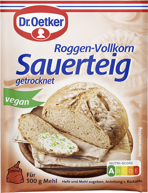 Dr. Oetker Roggen-Vollkorn Sauerteig getrocknet