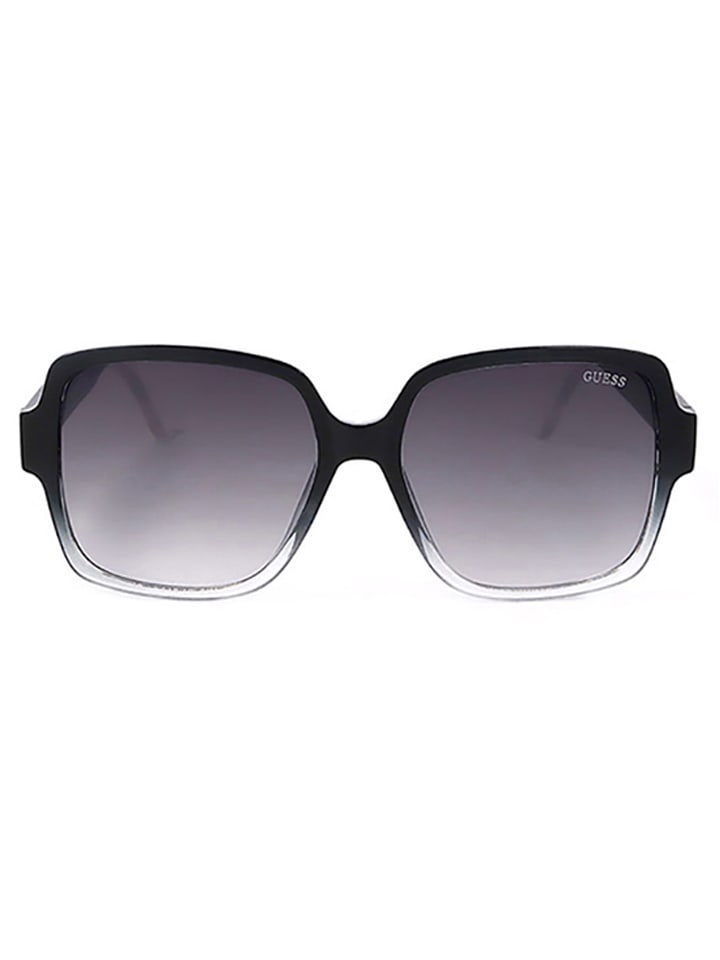 Guess Damen-Sonnenbrille in Schwarz-Transparent/ Dunkelblau günstig kaufen 55
