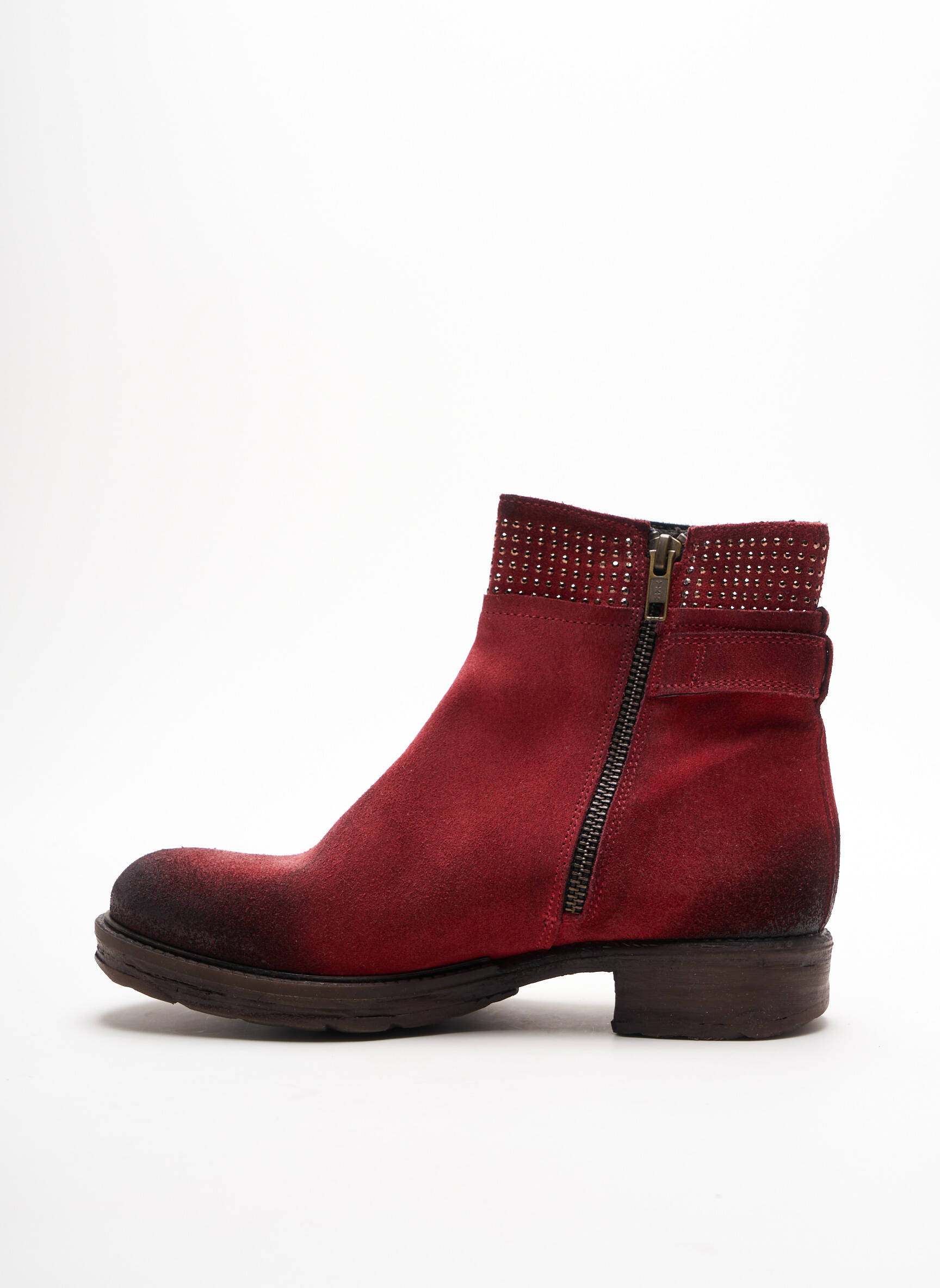 Coco Et Abricot Bottines Femme couleur rouge