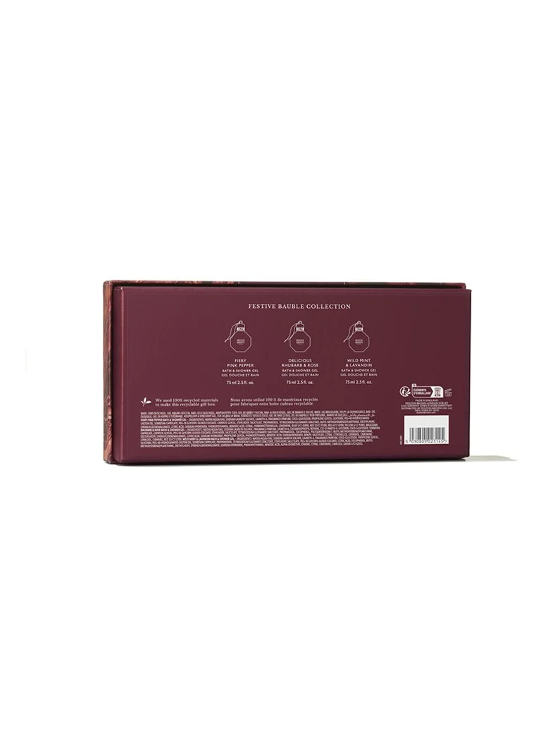 Set cadou Molton Brown Festive Bath – Gel de duș și baie în ediție limitată