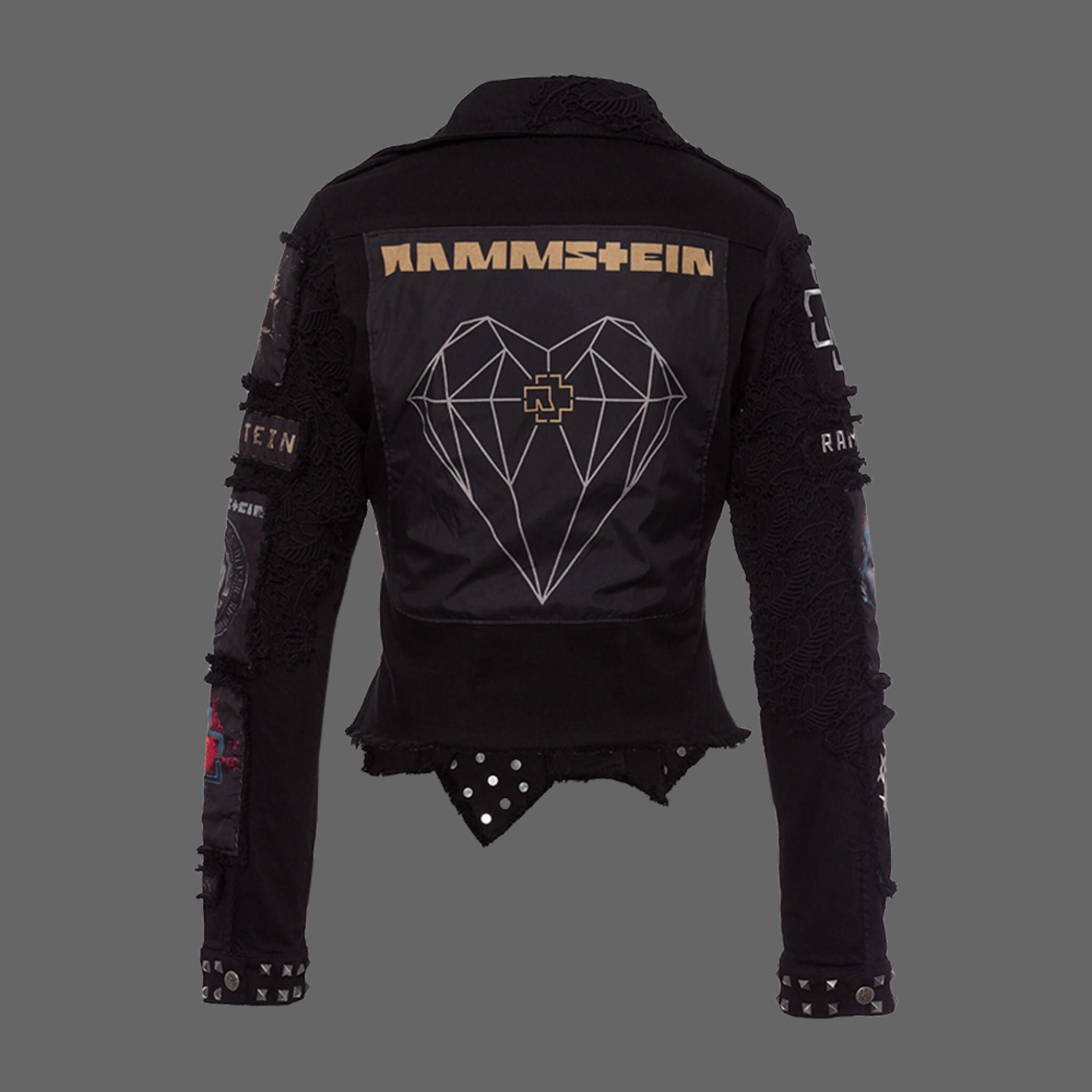 Frauen Jacke ”Metal Patches”