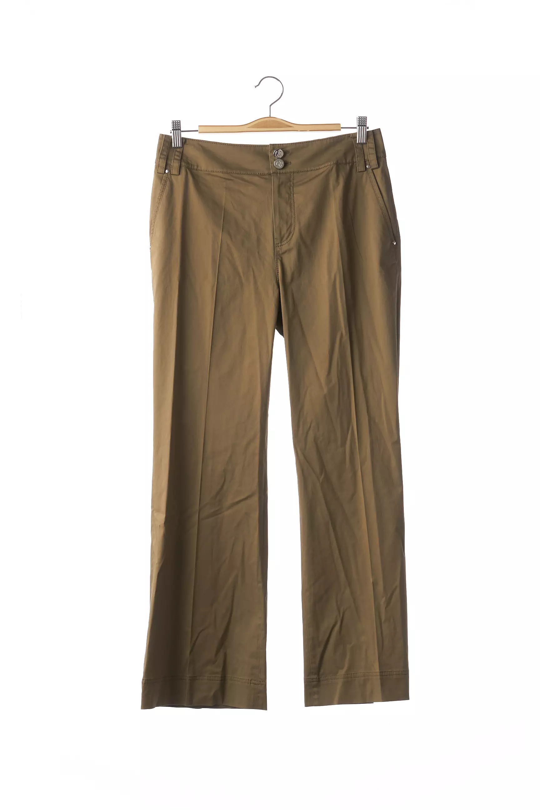 Georges Rech Pantalons Larges Femme couleur vert