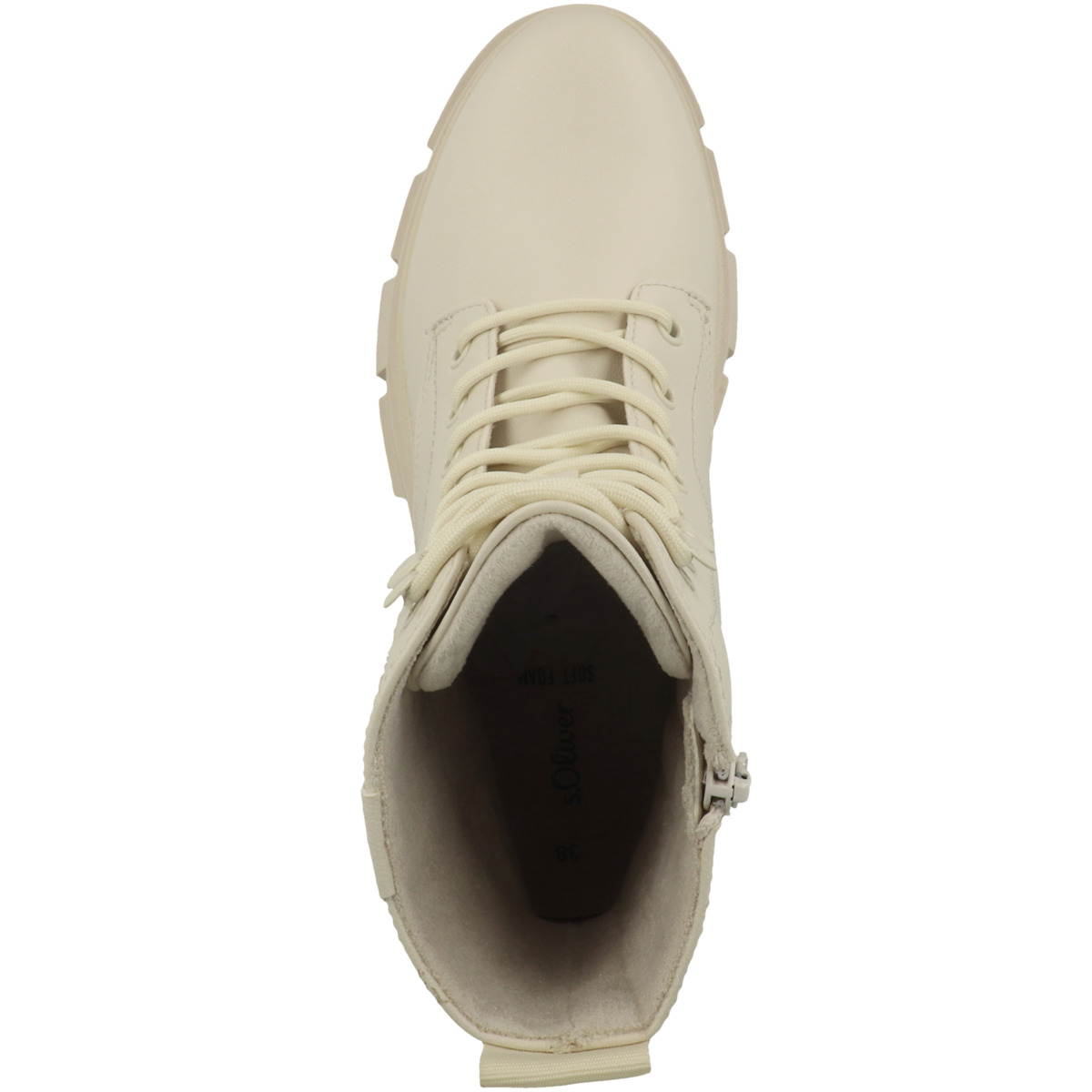 s.Oliver 5-25214-41 Schnürboots creme