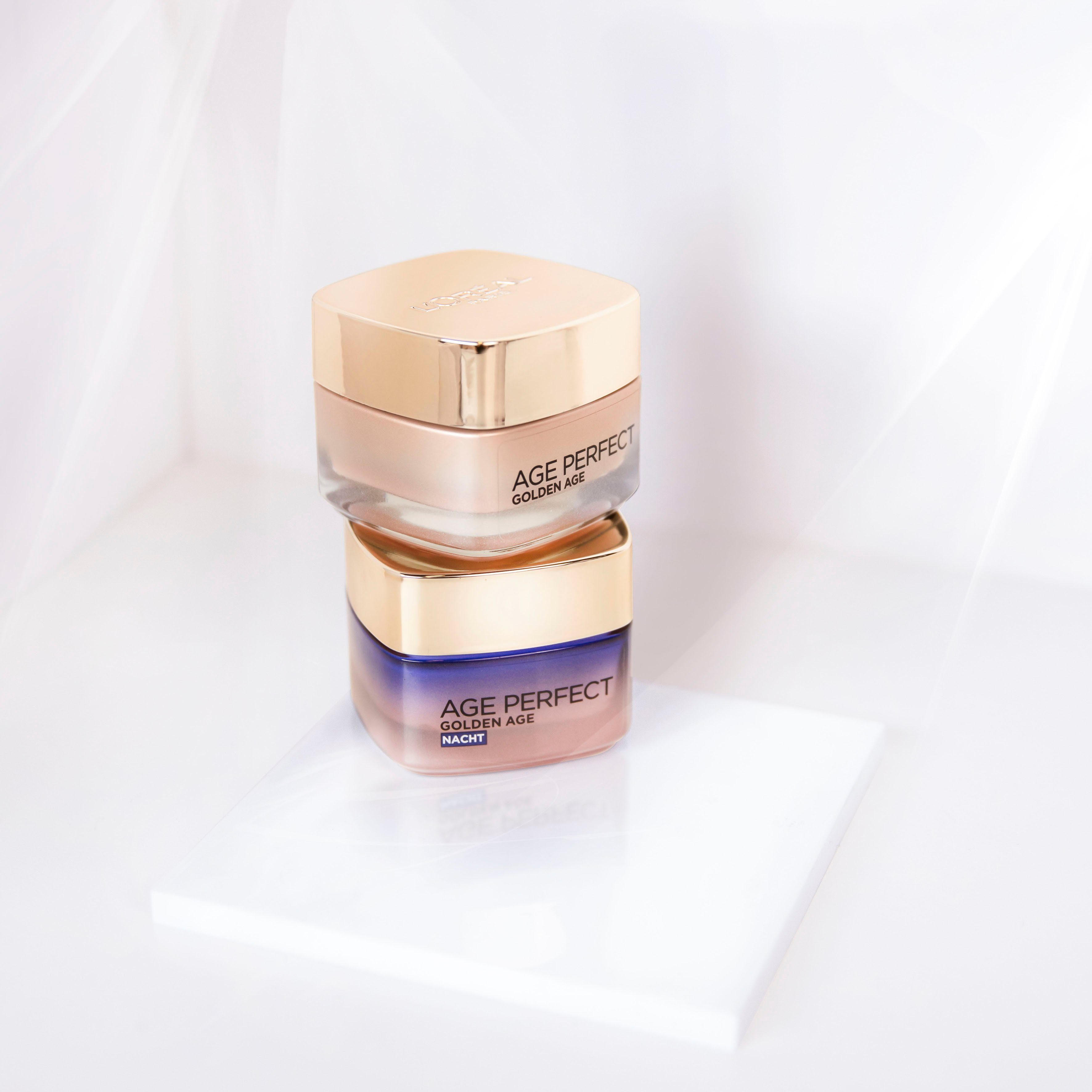 L'ORÉAL PARIS Gesichtspflege-Set Age Perfect Golden Age Tag und Nacht Set, 2-tlg., mit Neo-Calcium