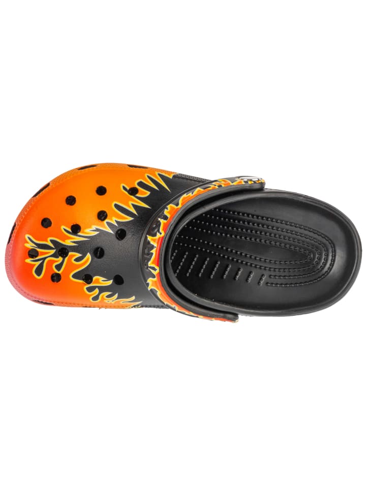 Crocs Crocs Classic Flames Clog in Schwarz günstig kaufen