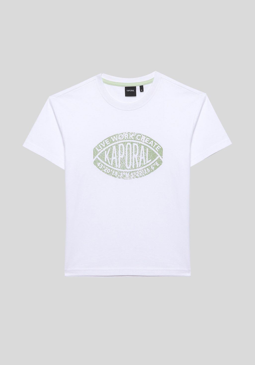 OKIDO  T-shirt blanc Garçon 100% coton