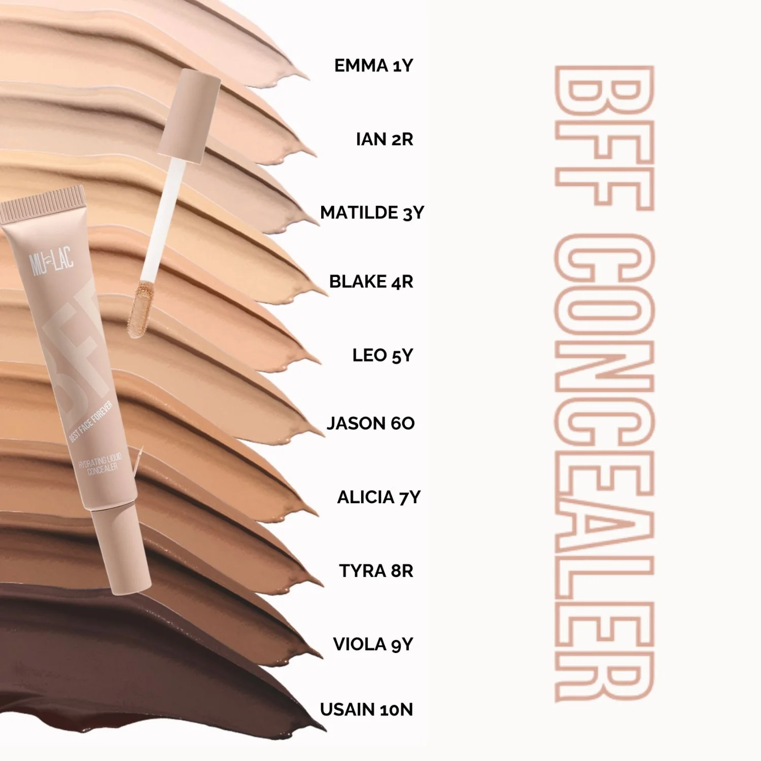 Corrector líquido hidratante facial BFF - Corrector