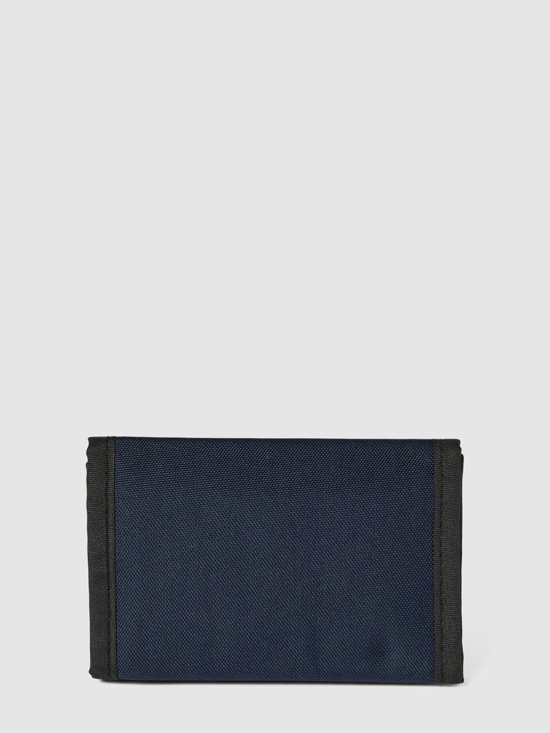 Portemonnaie mit Label-Patch in marineblau