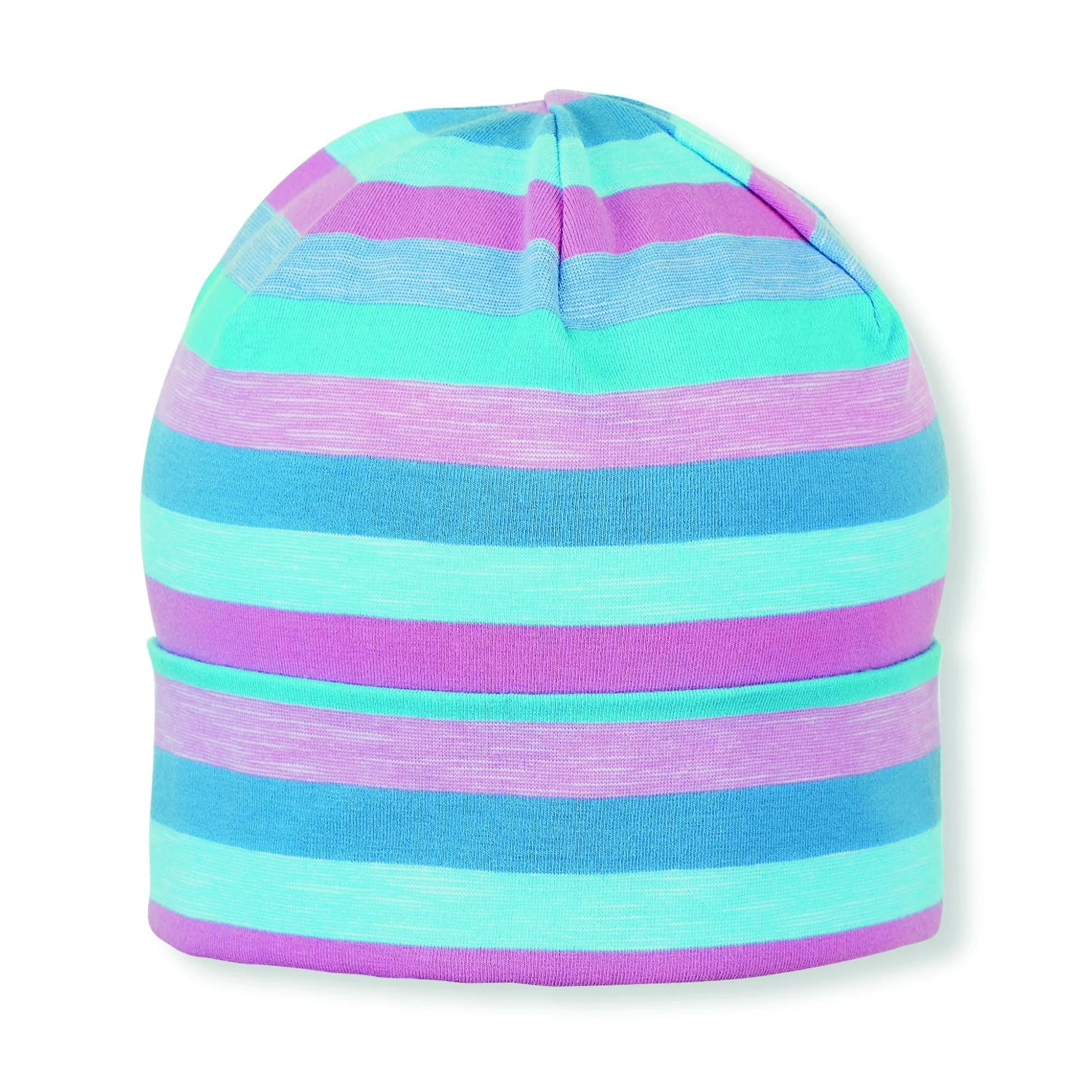 Slouch-Beanie aus Jersey-Effektgarn, UV-Schutz 50+