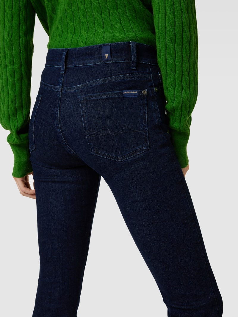 Jeans mit 5-Pocket-Design Modell 'ROXANNE' in dunkelblau