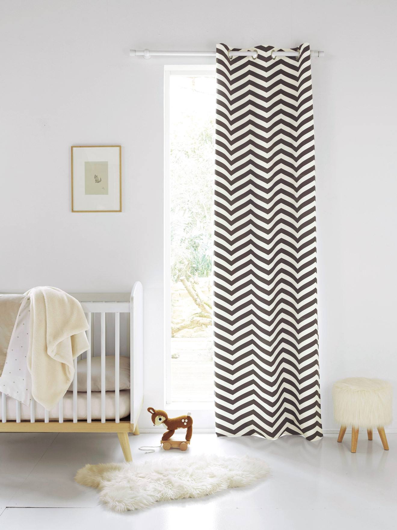 Tapis effet peau de mouton blanc