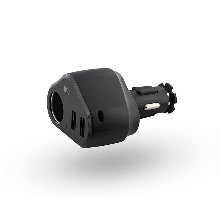 3in1 USB Ladegerät mit Zigarettenanzünder von t'nb, 1 Stück - ATU