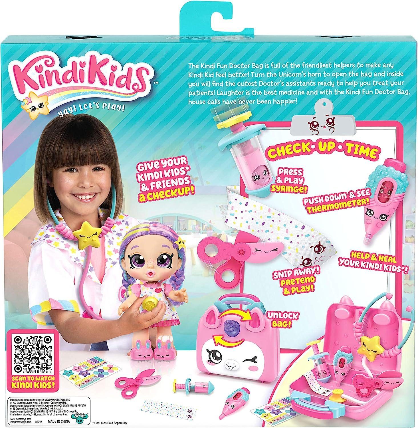 Moose Toys Spielzeug-Arztkoffer Moose Toys 50037 - Kindi Kids Arzttasche