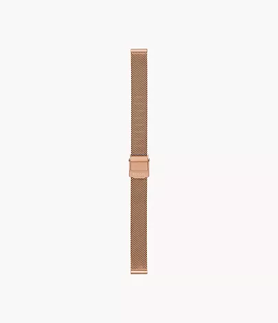 Fossil Milanaiseband für Damenuhr - 12 mm - Roségold