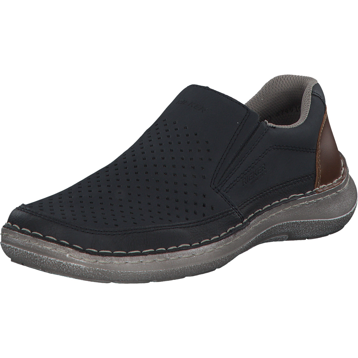 Rieker 03079, Slipper, Herren, ozean/pazifik/amaretto
