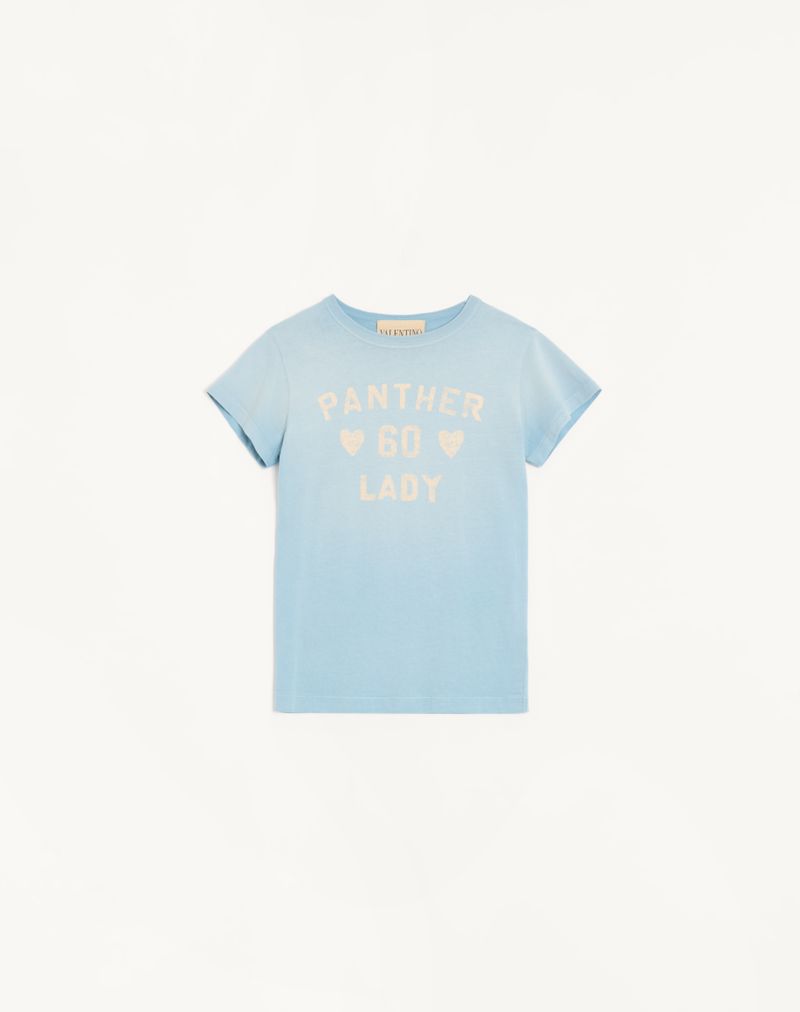Camiseta de algodão estampada