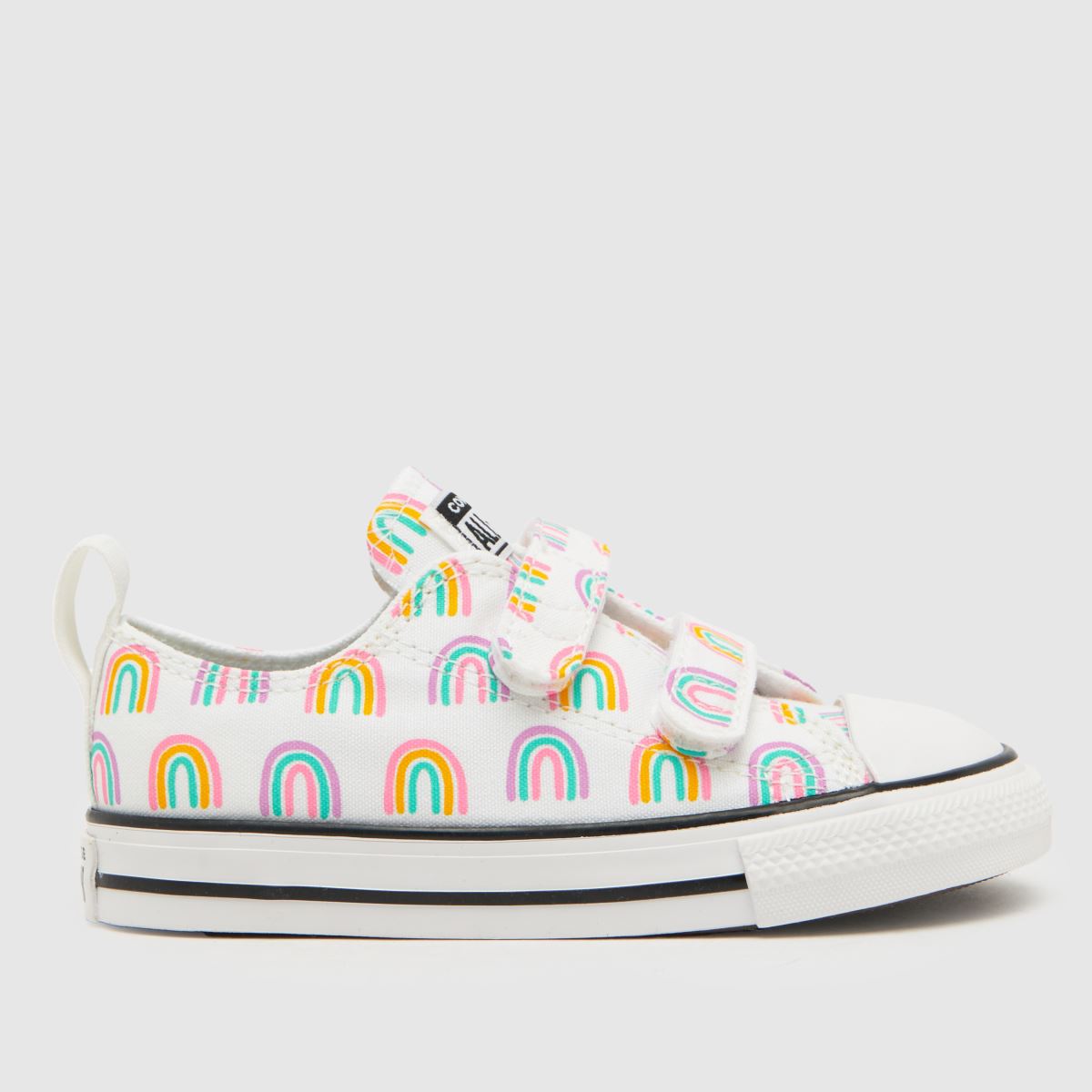 Converse vita All Star Lo 2v flickor småbarnsskor