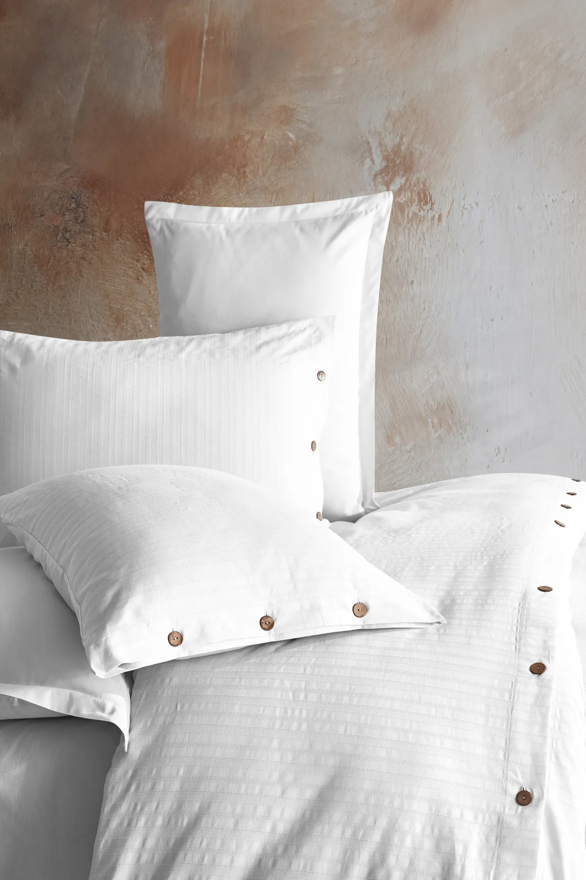 Nordqueen  Einzelknopf-Bettwäscheset aus 100 % Baumwolle